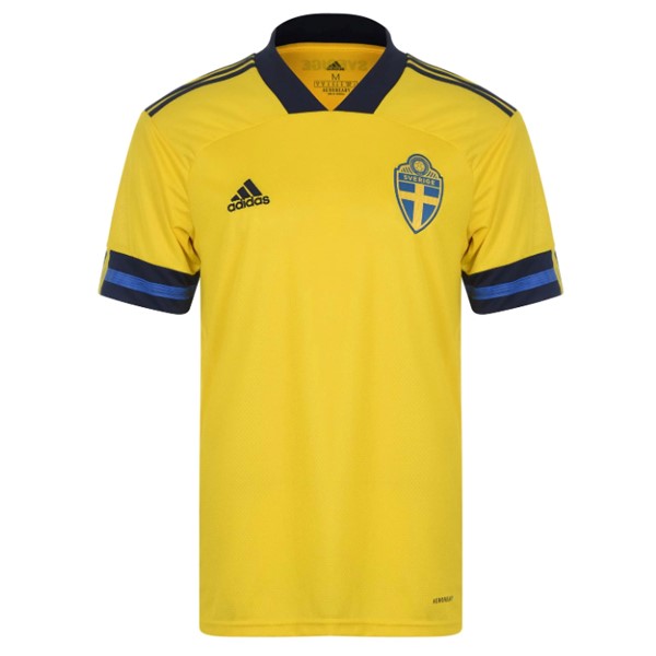 Tailandia Camiseta Suecia Primera equipación 2020 Amarillo